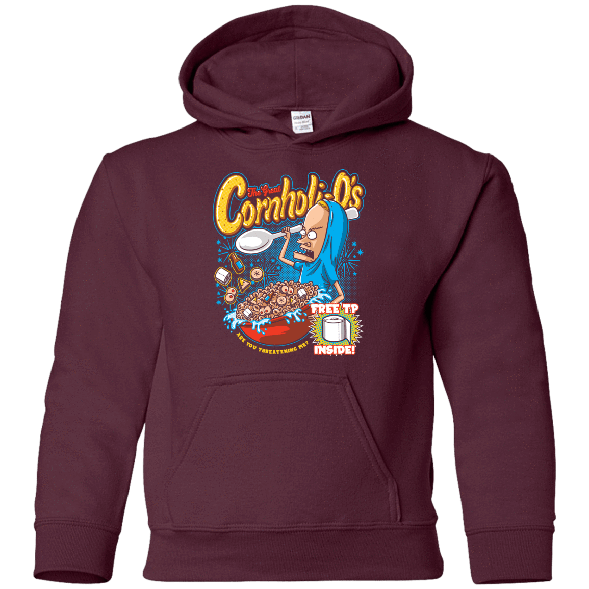 Sweatshirts Maroon / YS Cornholi-O's Youth Hoodie