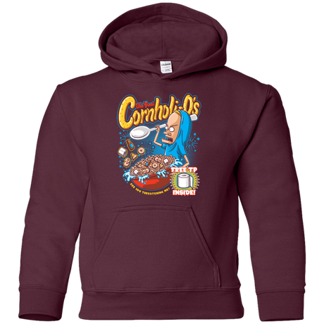 Sweatshirts Maroon / YS Cornholi-O's Youth Hoodie