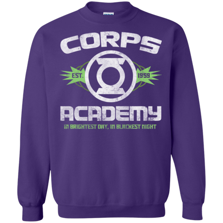 Sweatshirts Purple / Small Corps Academy Crewneck Sweatshirt