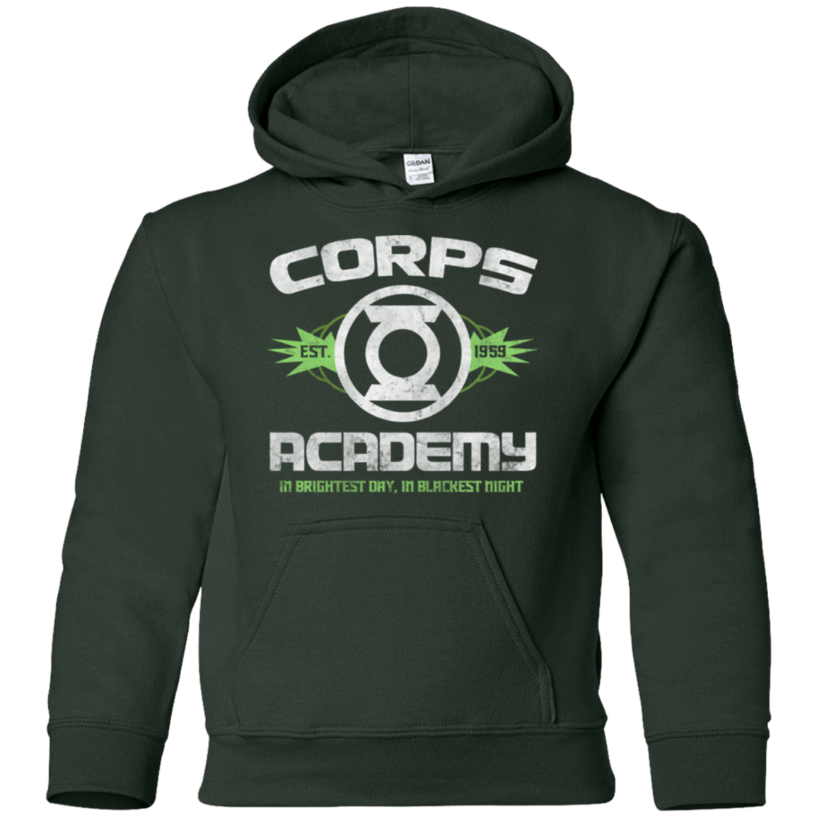 Sweatshirts Forest Green / YS Corps Academy Youth Hoodie