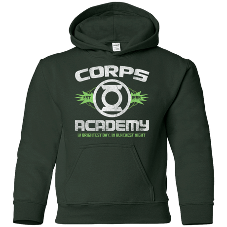 Sweatshirts Forest Green / YS Corps Academy Youth Hoodie