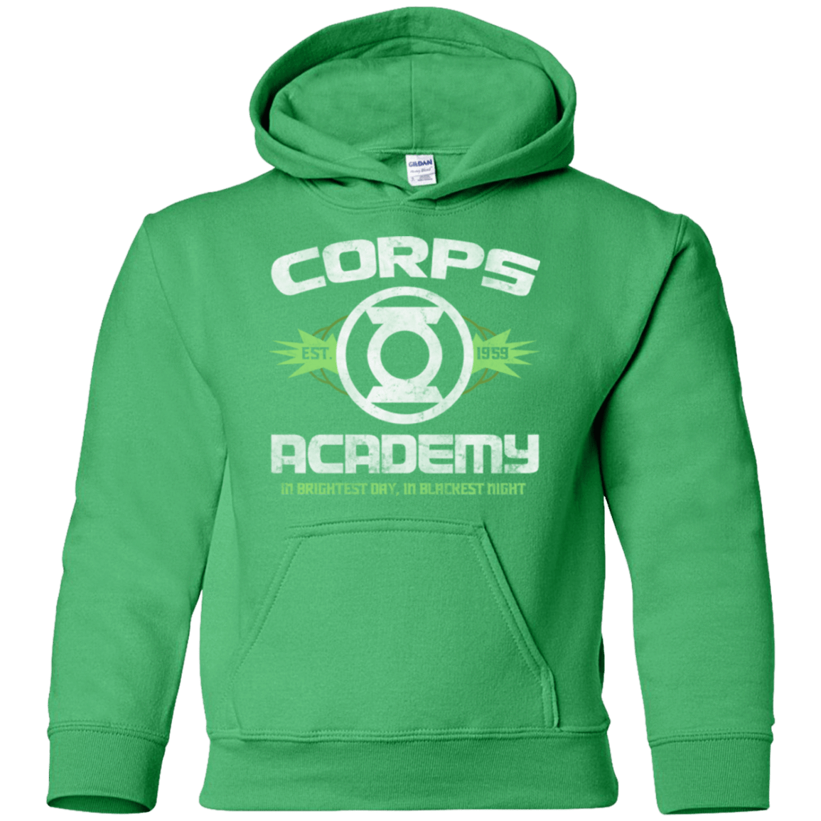 Sweatshirts Irish Green / YS Corps Academy Youth Hoodie
