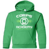 Sweatshirts Irish Green / YS Corps Academy Youth Hoodie