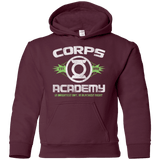 Sweatshirts Maroon / YS Corps Academy Youth Hoodie