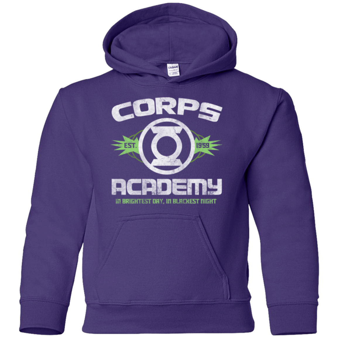 Sweatshirts Purple / YS Corps Academy Youth Hoodie