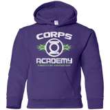 Sweatshirts Purple / YS Corps Academy Youth Hoodie
