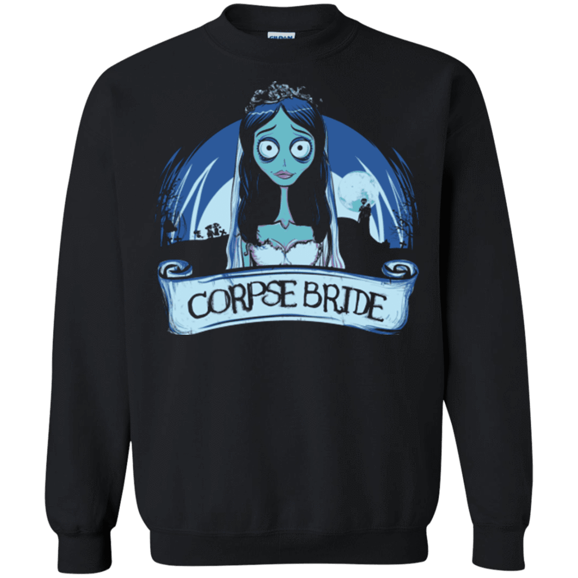 Sweatshirts Black / Small Corpse Bride Crewneck Sweatshirt
