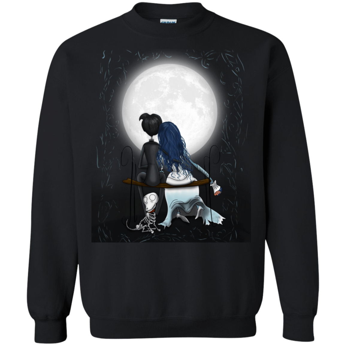 Sweatshirts Black / S Corpse Bride Love Crewneck Sweatshirt