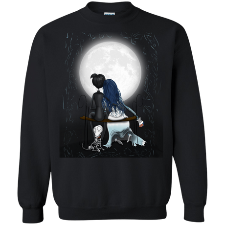 Sweatshirts Black / S Corpse Bride Love Crewneck Sweatshirt
