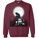 Sweatshirts Maroon / S Corpse Bride Love Crewneck Sweatshirt