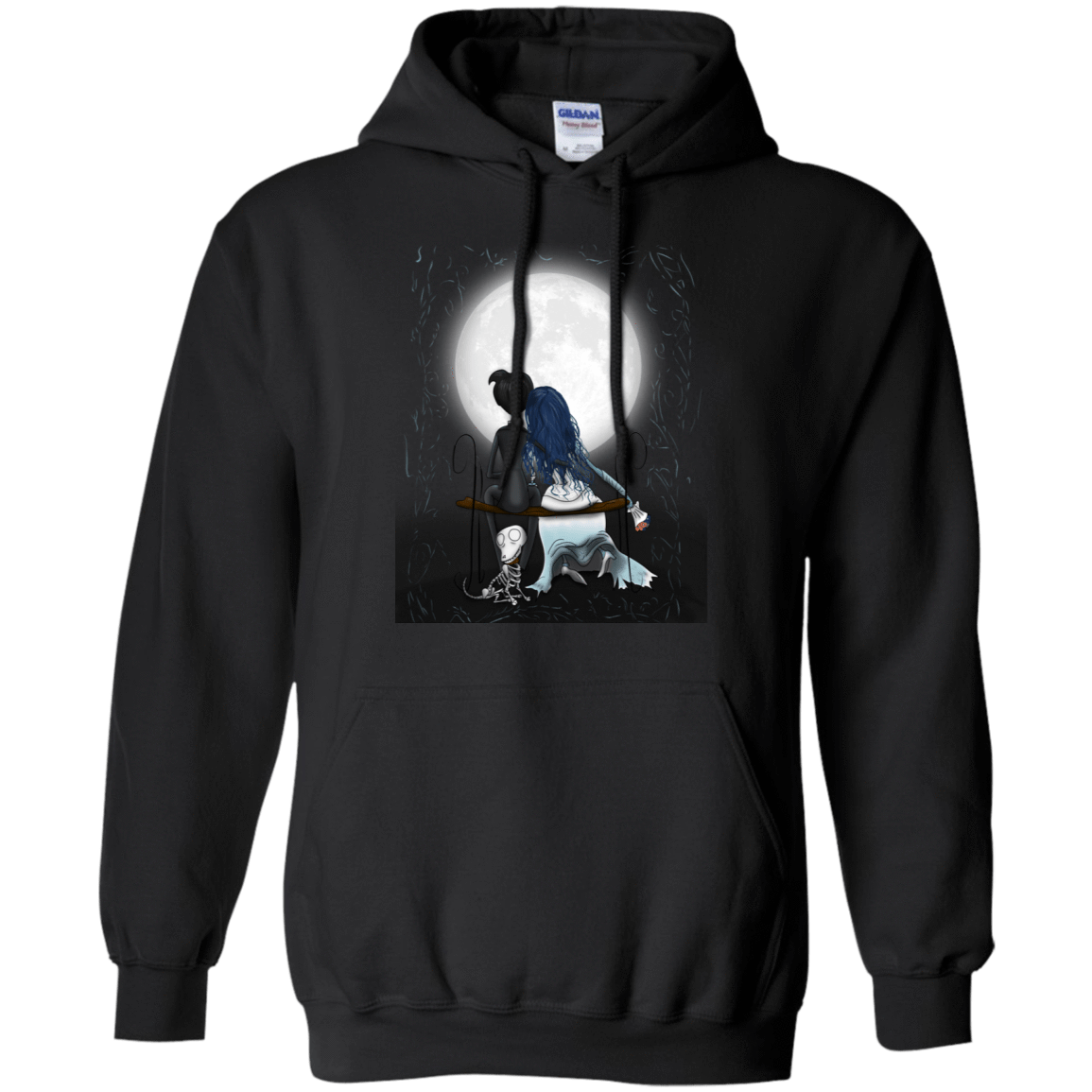 Sweatshirts Black / S Corpse Bride Love Pullover Hoodie