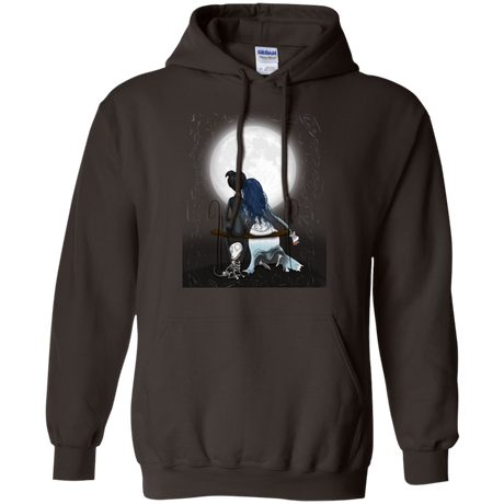 Sweatshirts Dark Chocolate / S Corpse Bride Love Pullover Hoodie
