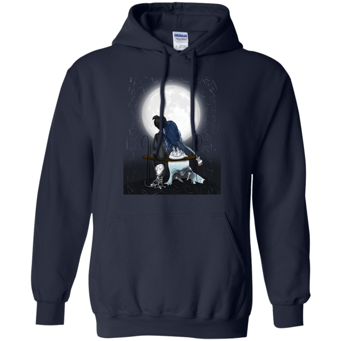 Sweatshirts Navy / S Corpse Bride Love Pullover Hoodie