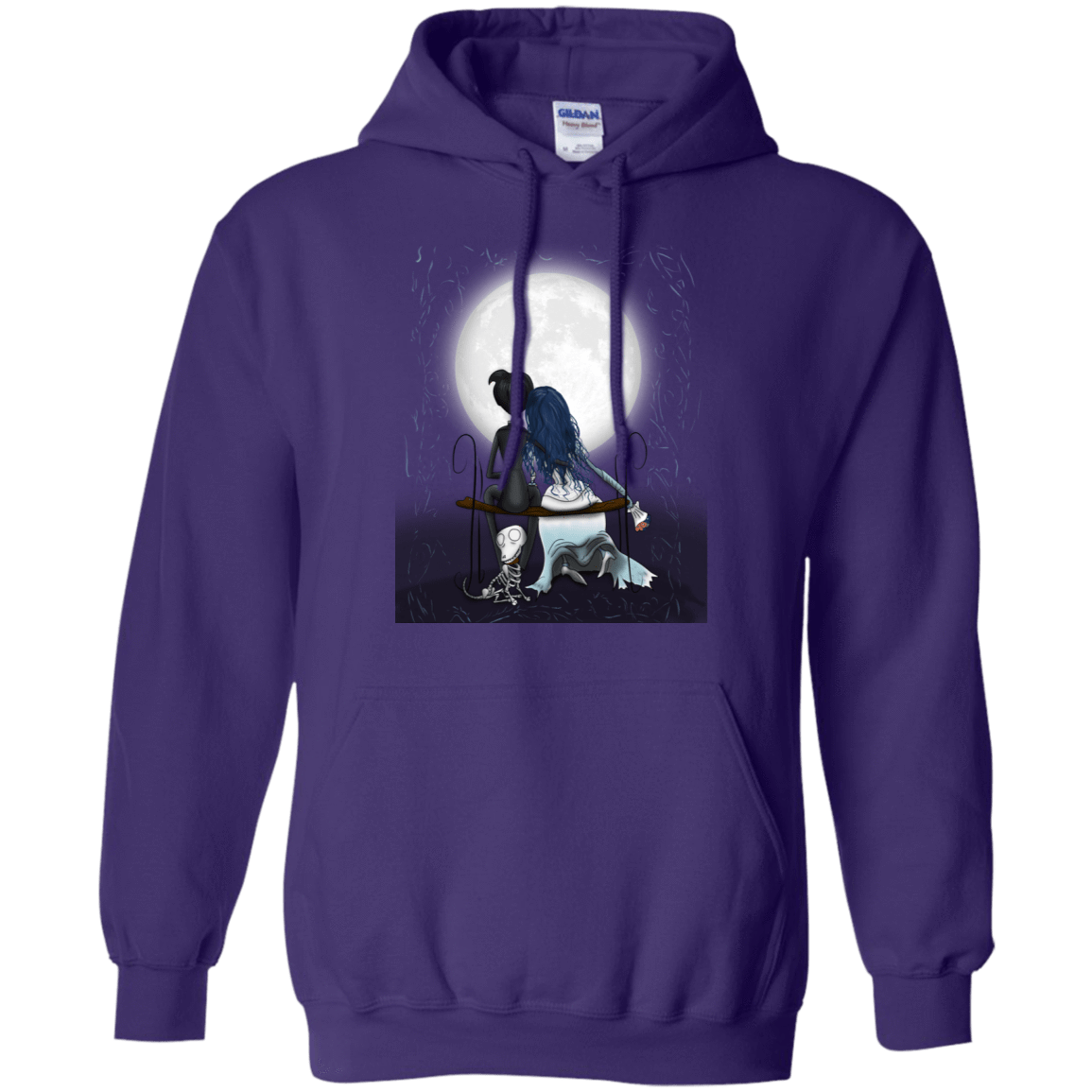 Sweatshirts Purple / S Corpse Bride Love Pullover Hoodie