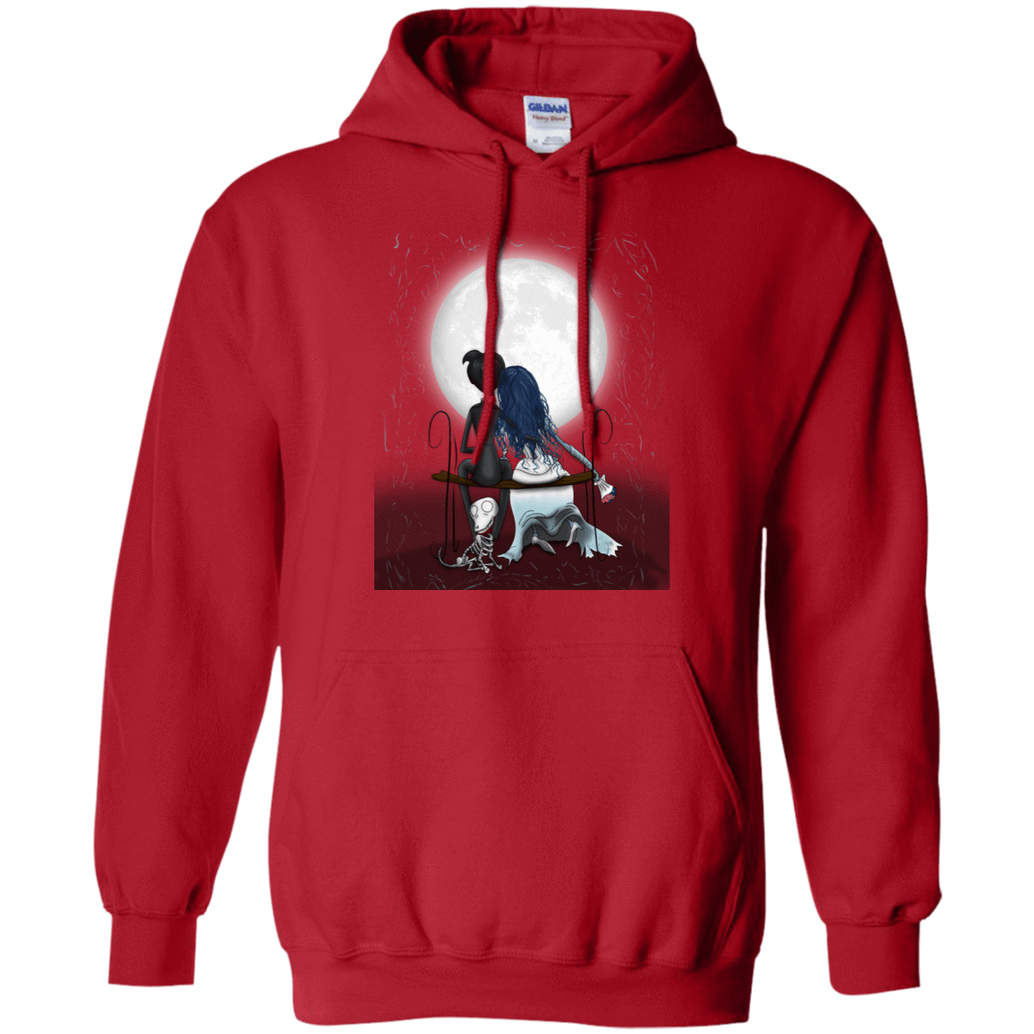 Sweatshirts Red / S Corpse Bride Love Pullover Hoodie
