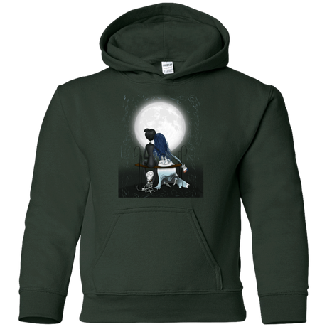 Sweatshirts Forest Green / YS Corpse Bride Love Youth Hoodie