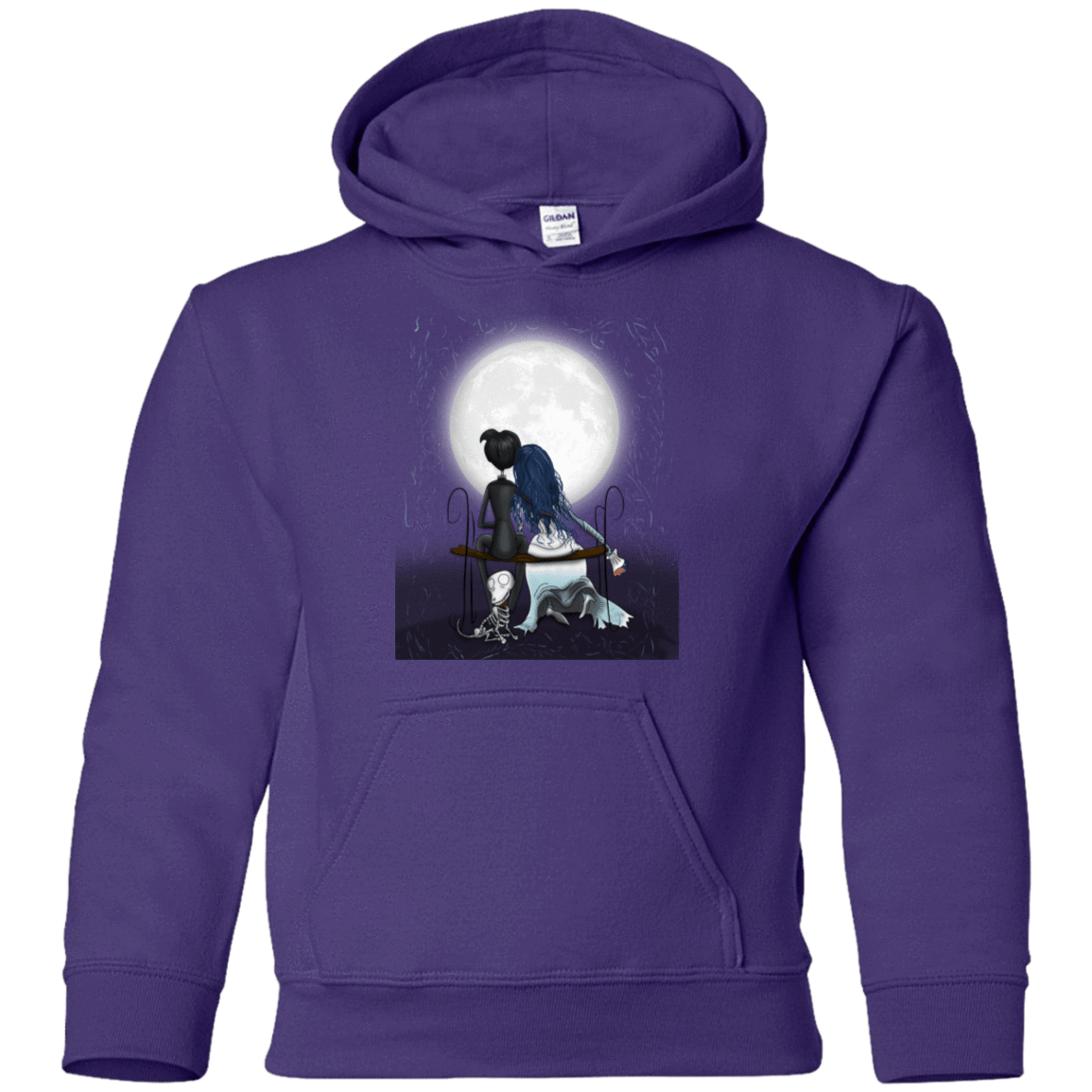 Sweatshirts Purple / YS Corpse Bride Love Youth Hoodie