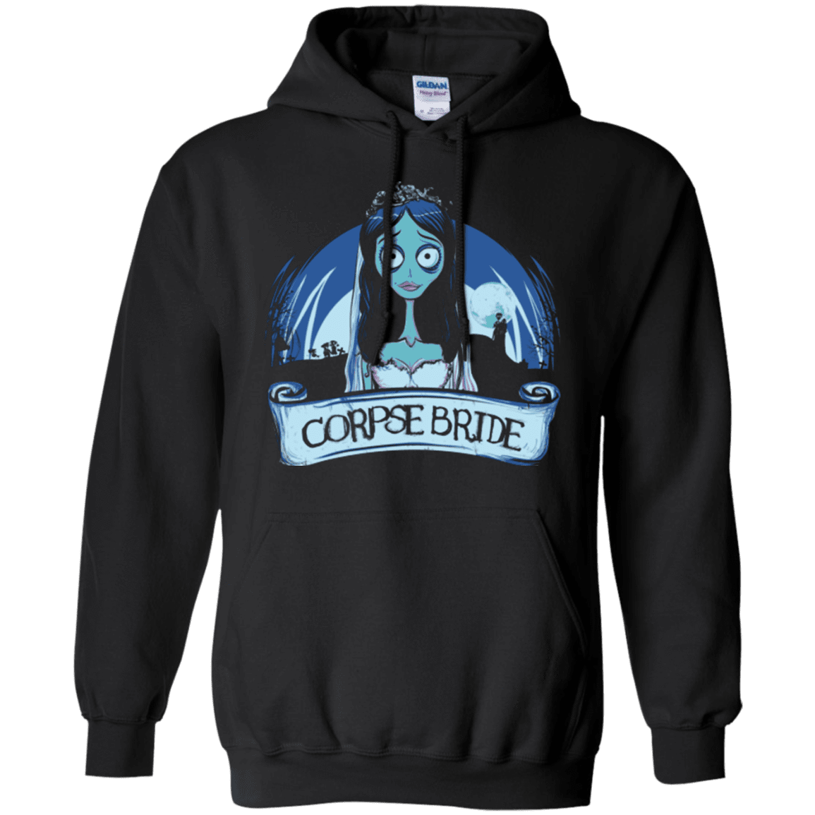 Sweatshirts Black / Small Corpse Bride Pullover Hoodie