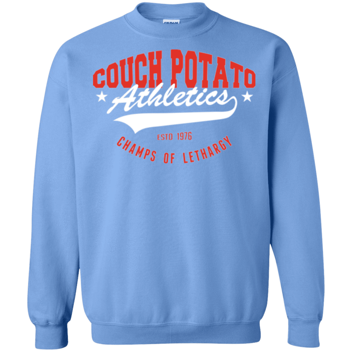 Sweatshirts Carolina Blue / Small Couch Potato Crewneck Sweatshirt