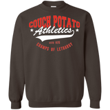 Sweatshirts Dark Chocolate / Small Couch Potato Crewneck Sweatshirt