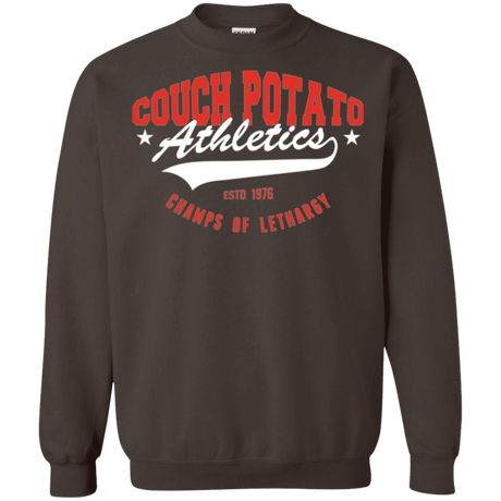 Sweatshirts Dark Chocolate / Small Couch Potato Crewneck Sweatshirt