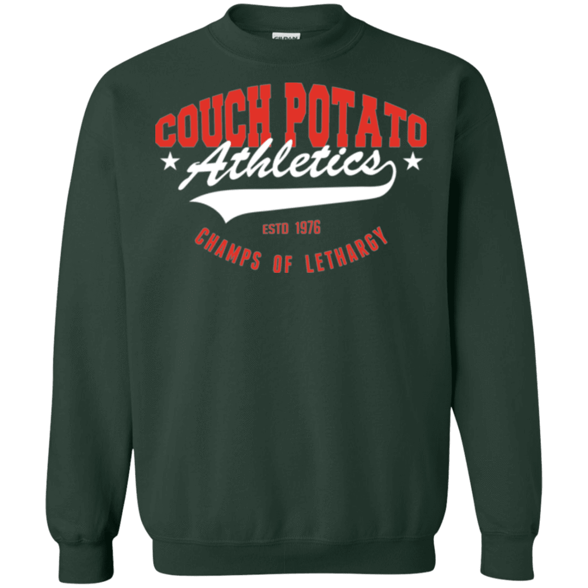 Sweatshirts Forest Green / Small Couch Potato Crewneck Sweatshirt