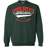 Sweatshirts Forest Green / Small Couch Potato Crewneck Sweatshirt