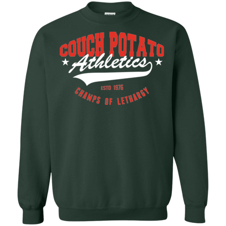 Sweatshirts Forest Green / Small Couch Potato Crewneck Sweatshirt