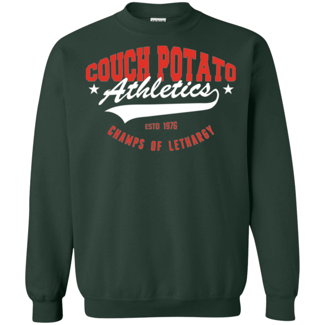 Sweatshirts Forest Green / Small Couch Potato Crewneck Sweatshirt