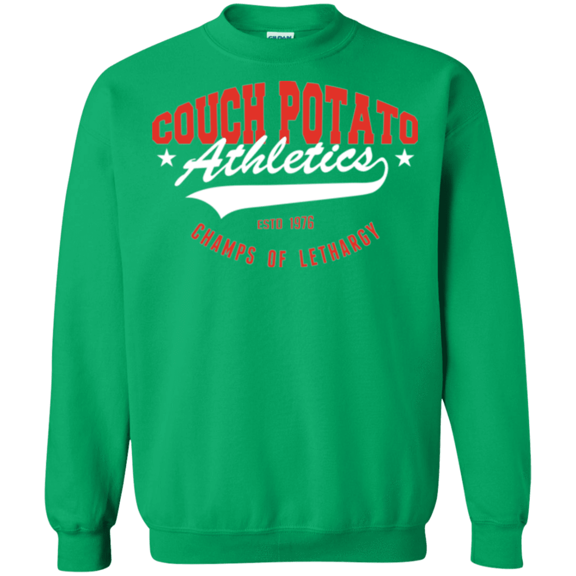 Sweatshirts Irish Green / Small Couch Potato Crewneck Sweatshirt