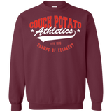 Sweatshirts Maroon / Small Couch Potato Crewneck Sweatshirt