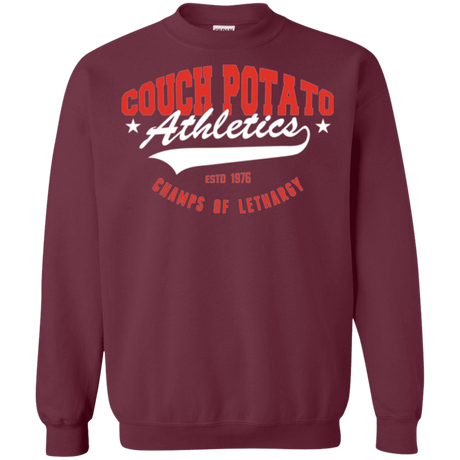 Sweatshirts Maroon / Small Couch Potato Crewneck Sweatshirt