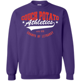 Sweatshirts Purple / Small Couch Potato Crewneck Sweatshirt