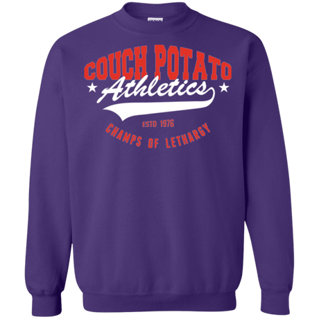 Sweatshirts Purple / Small Couch Potato Crewneck Sweatshirt