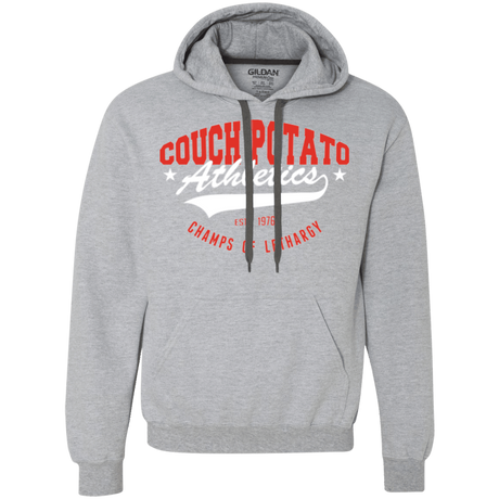 Sweatshirts Sport Grey / Small Couch Potato Premium Fleece Hoodie