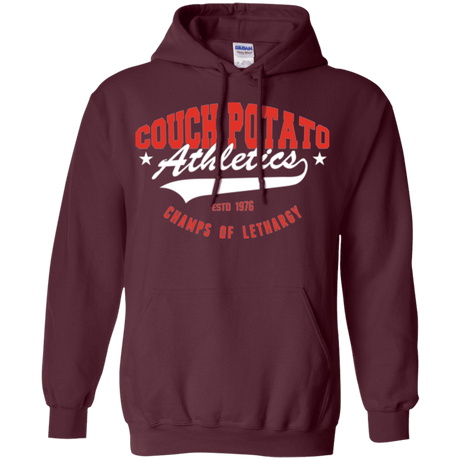 Sweatshirts Maroon / Small Couch Potato Pullover Hoodie