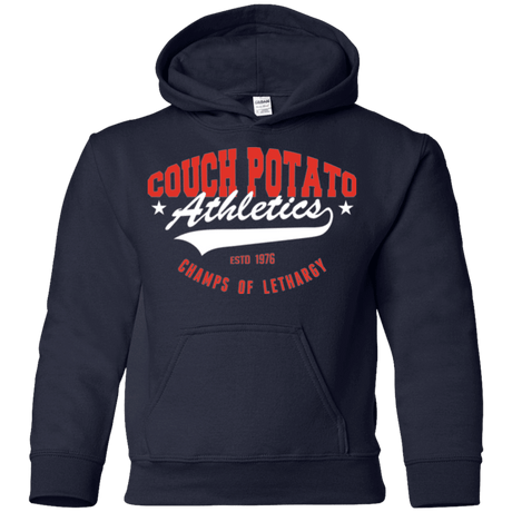 Sweatshirts Navy / YS Couch Potato Youth Hoodie