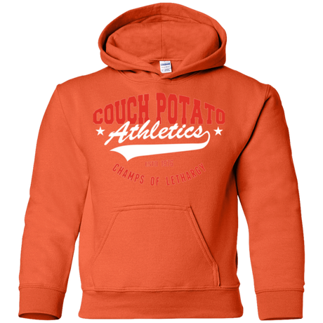 Sweatshirts Orange / YS Couch Potato Youth Hoodie