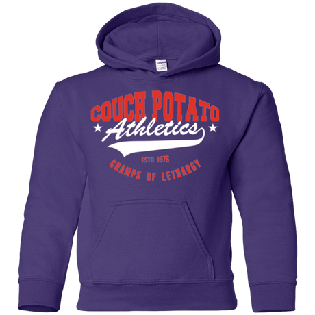 Sweatshirts Purple / YS Couch Potato Youth Hoodie