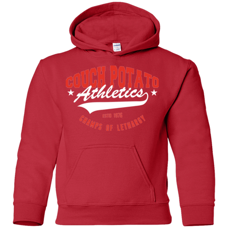 Sweatshirts Red / YS Couch Potato Youth Hoodie