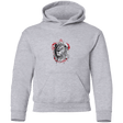 Sweatshirts Sport Grey / YS Courage and Determination sumi-e G185B Youth Pullover Hoodie