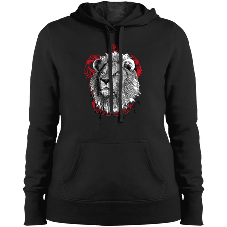 Sweatshirts Black / X-Small Courage and Determination sumi-e LST254 Ladies' Pullover Hooded Sweatshirt