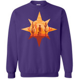 Sweatshirts Purple / S Courage Crewneck Sweatshirt