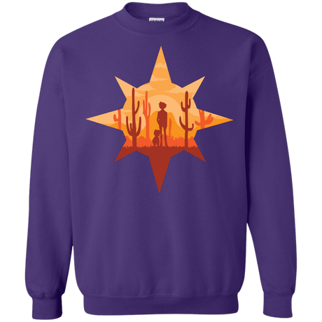 Sweatshirts Purple / S Courage Crewneck Sweatshirt