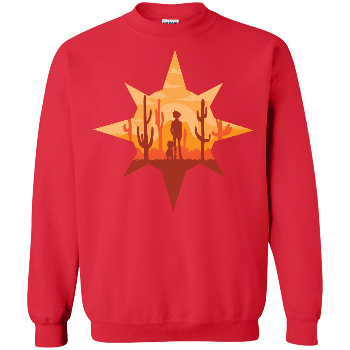 Sweatshirts Red / S Courage Crewneck Sweatshirt