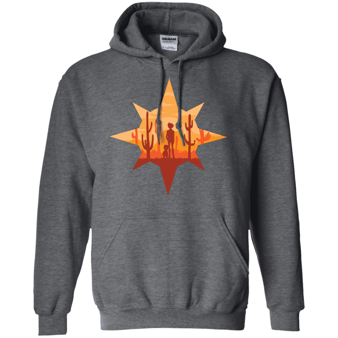 Sweatshirts Dark Heather / S Courage Pullover Hoodie