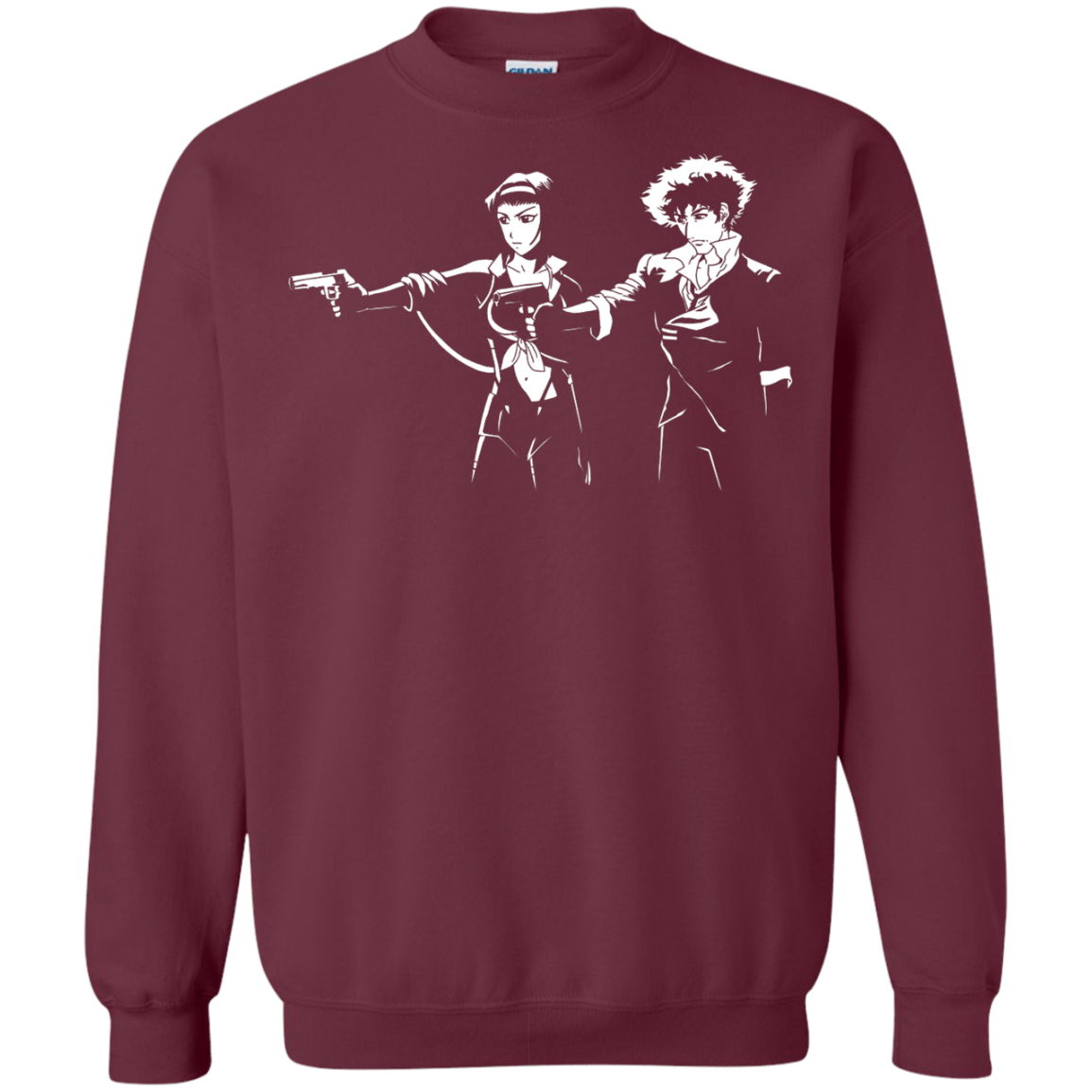 Sweatshirts Maroon / S Cowboy Fiction Crewneck Sweatshirt