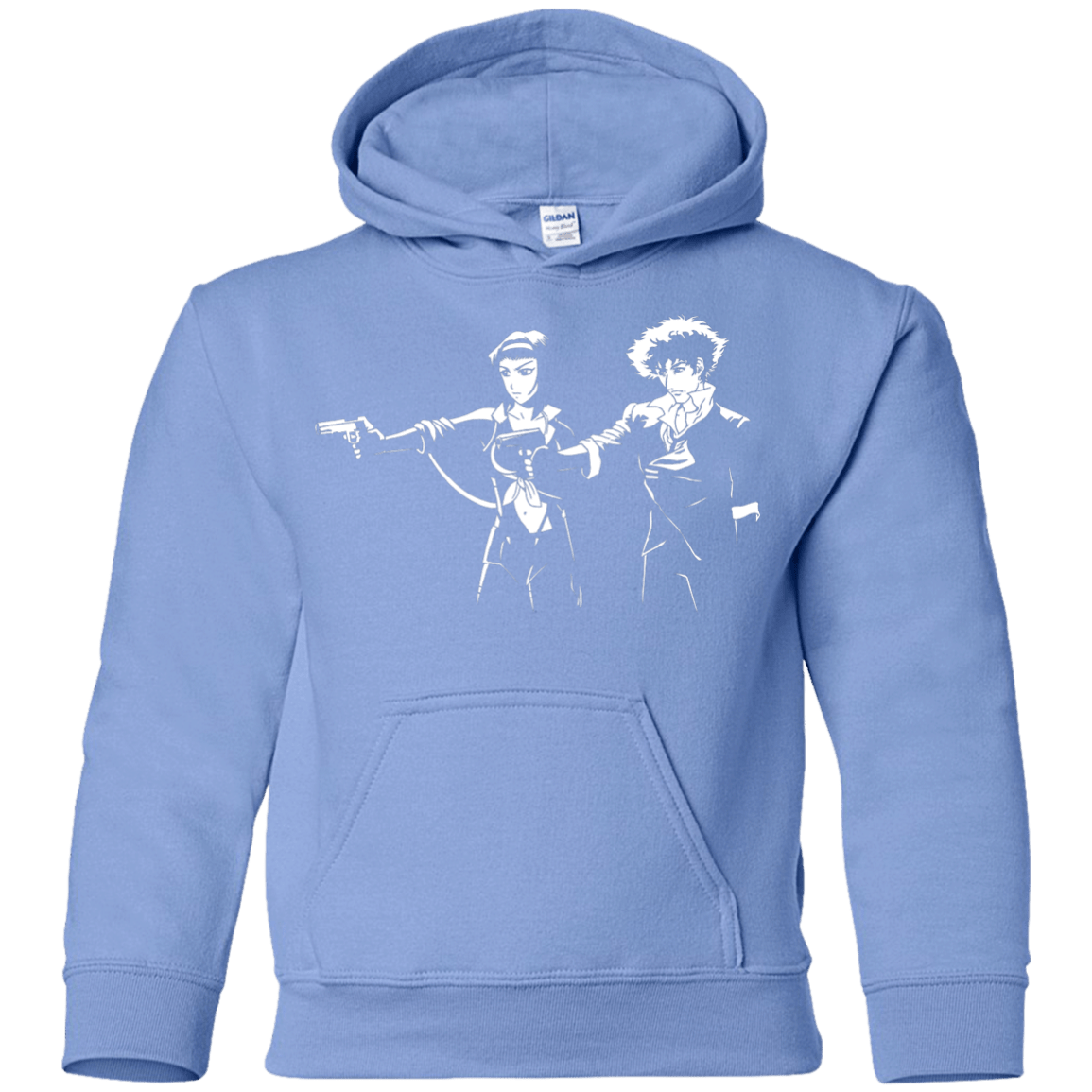 Sweatshirts Carolina Blue / YS Cowboy Fiction Youth Hoodie