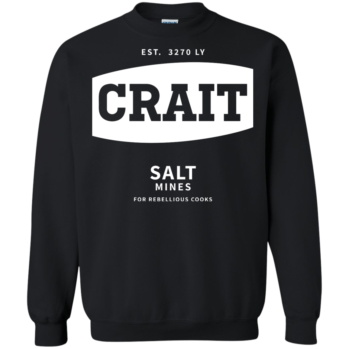 Sweatshirts Black / S Crait Saxa Salt Crewneck Sweatshirt