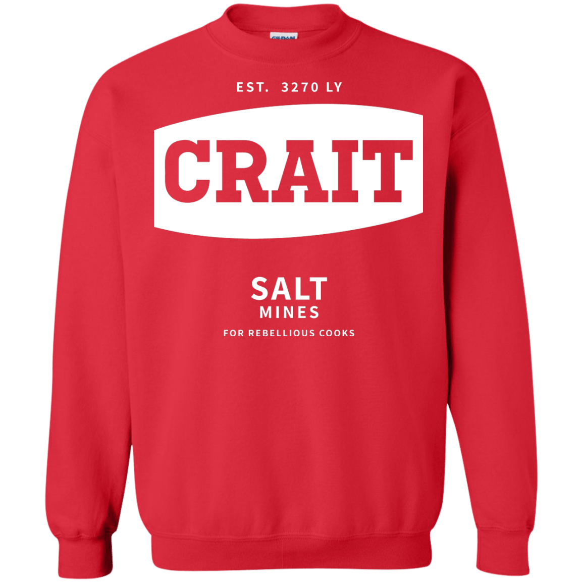 Sweatshirts Red / S Crait Saxa Salt Crewneck Sweatshirt